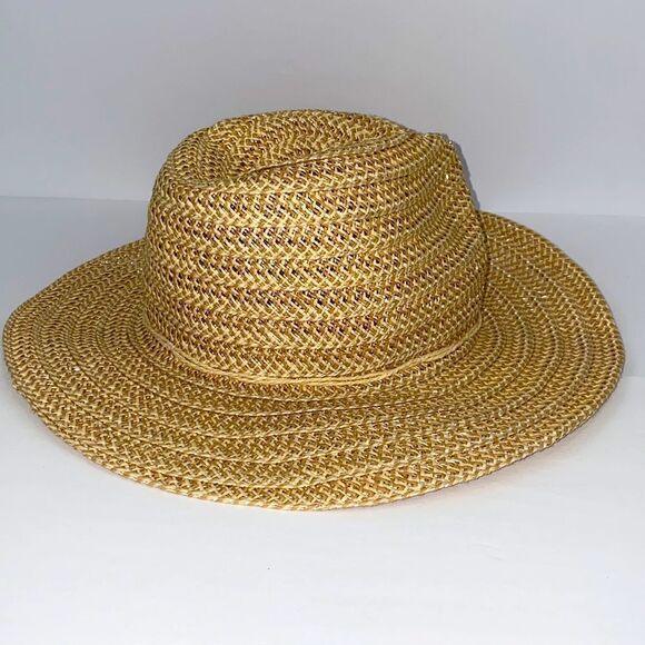 DPC Dorfman Pacific Wide Brim Paper Hat With Colored Pompoms - Picture 7 of 13